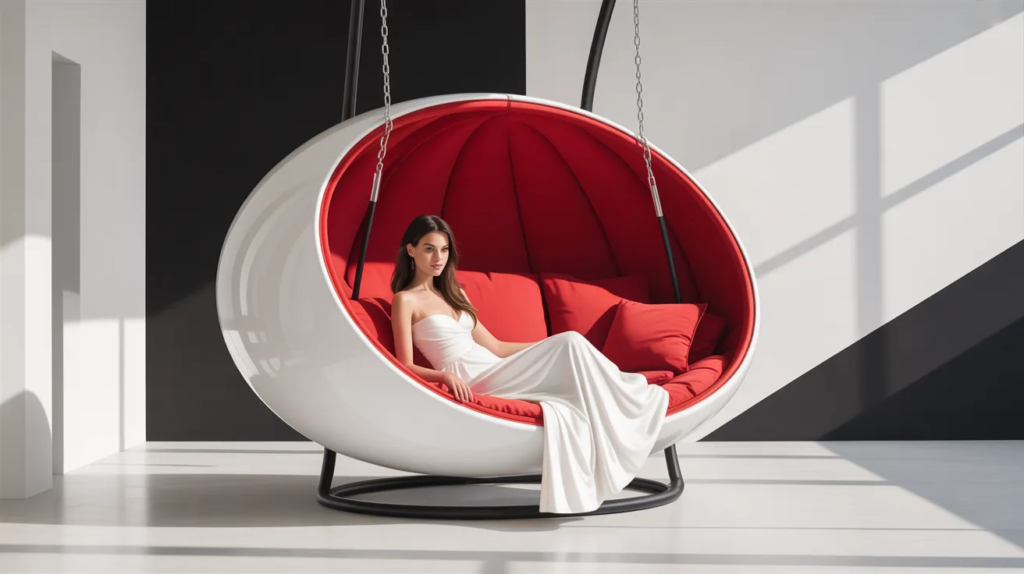 Egg Shape Modern Jhula