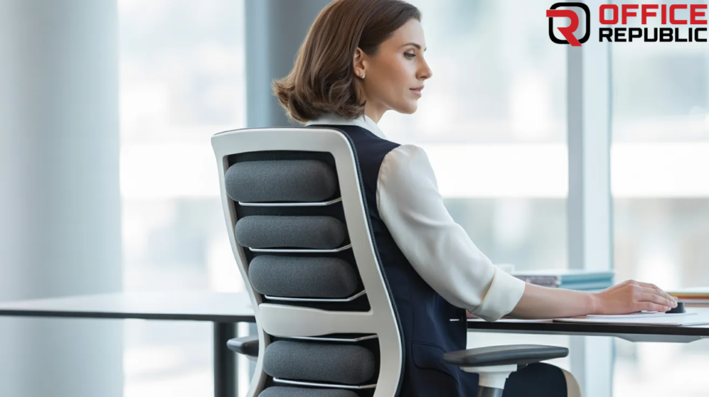 Fabric Lumbar Support Chair