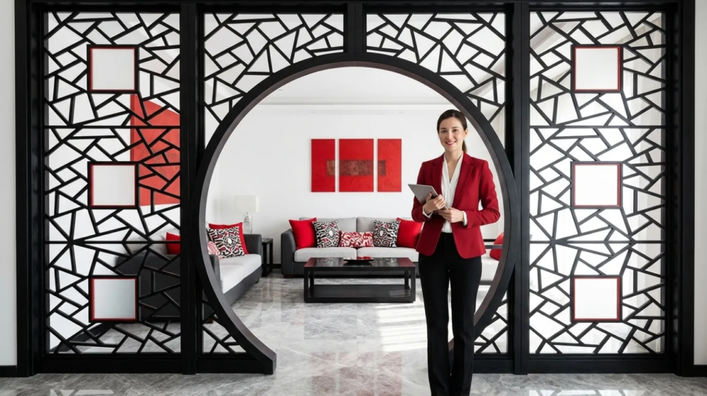 Glass + Wooden Arch Combination