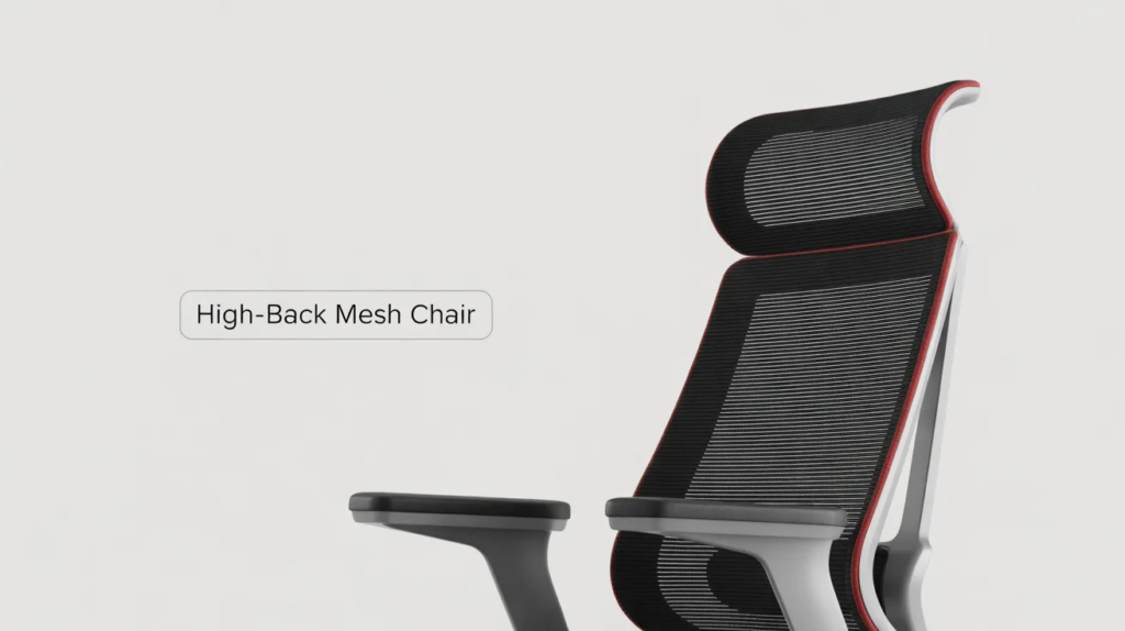 High-Back Mesh Chair