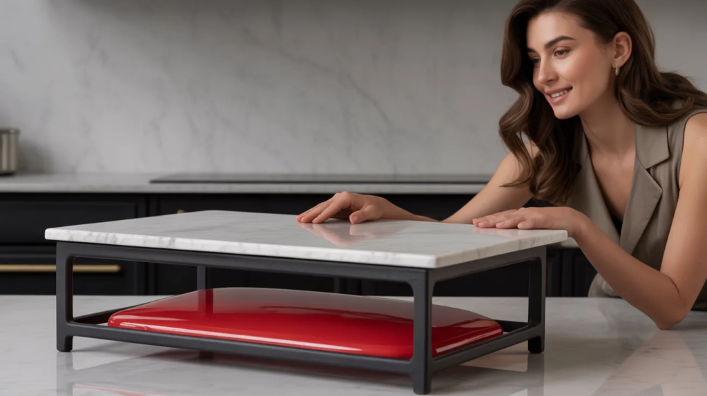 Marble Top Iron Stand Cover