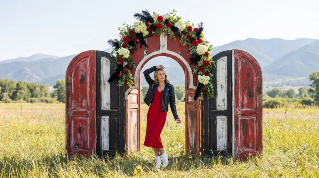 Rustic Wooden Arch Design