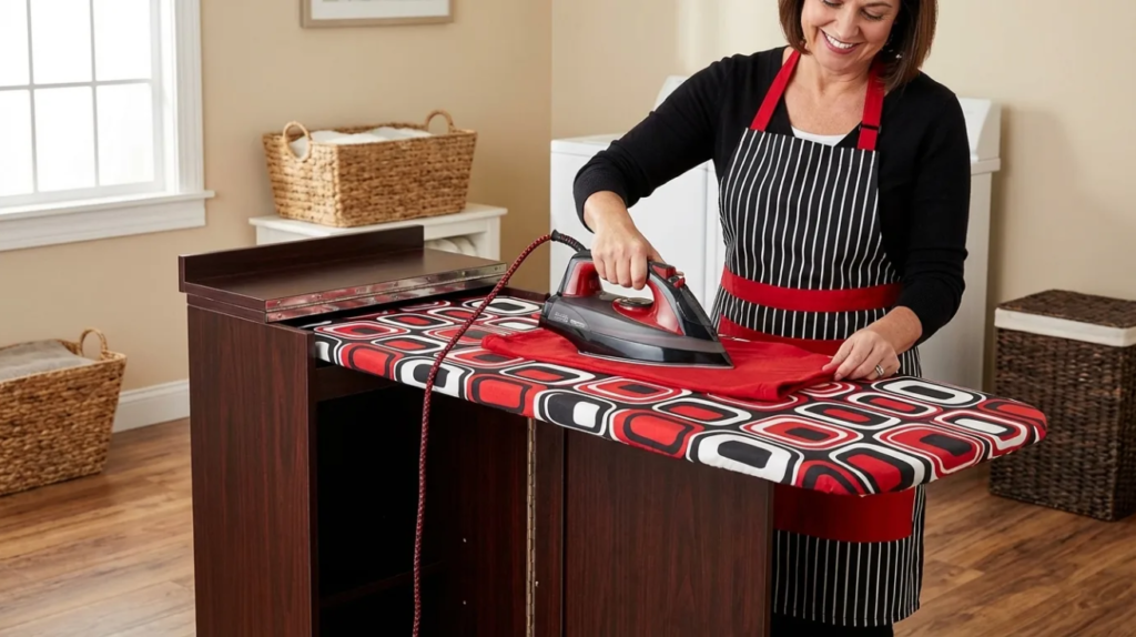 Wooden Top Iron Stand Cover