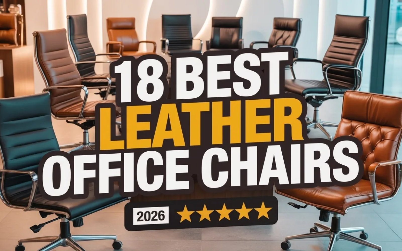 18 Best Leather Office Chairs in Pakistan