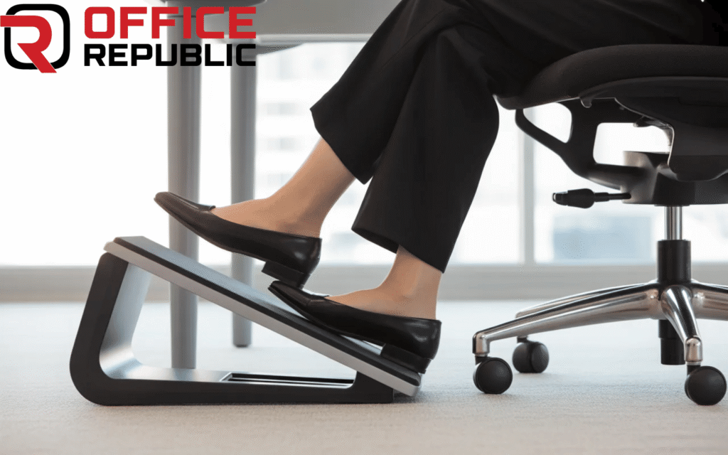 Angled Ergonomic Footrest