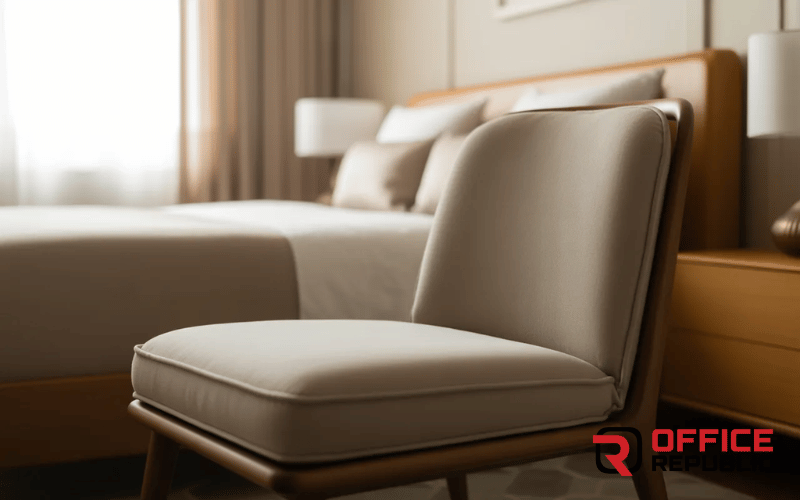 Armless Bedroom Chair