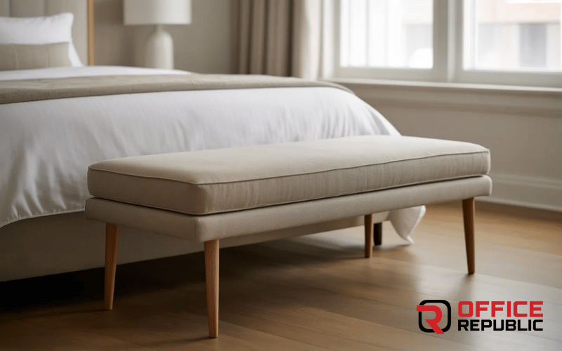 Bench Style Bedroom Chair