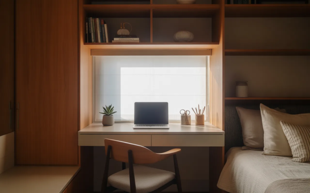 Desk Nook in Alcove Space