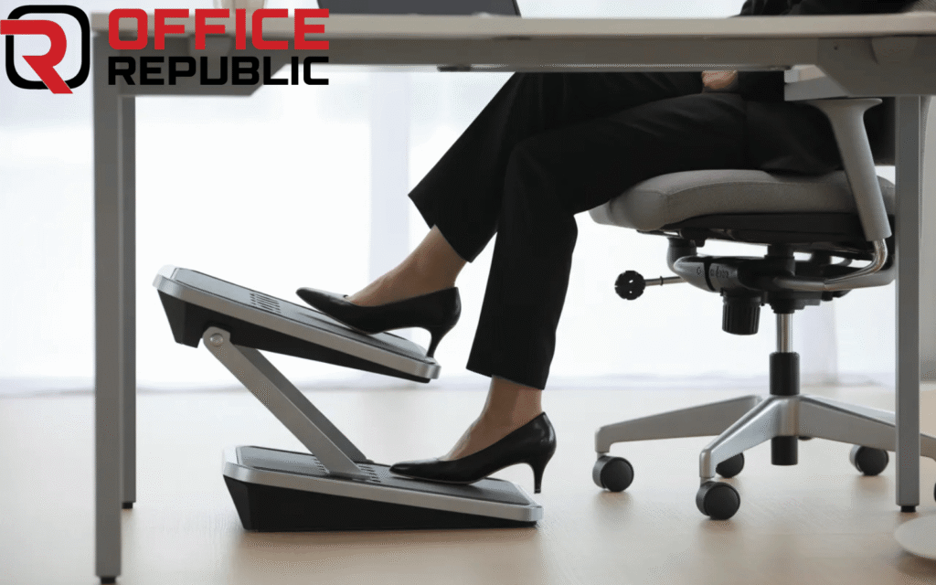 Dual-Height Adjustable Footrest