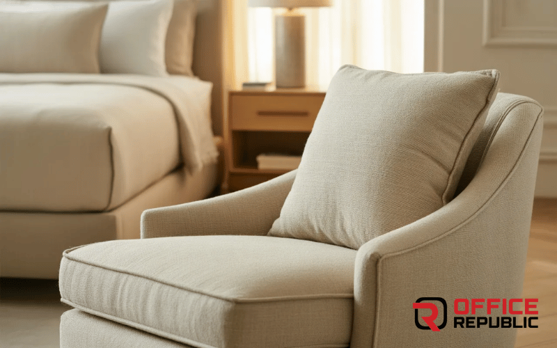 Fabric Slipper Chair