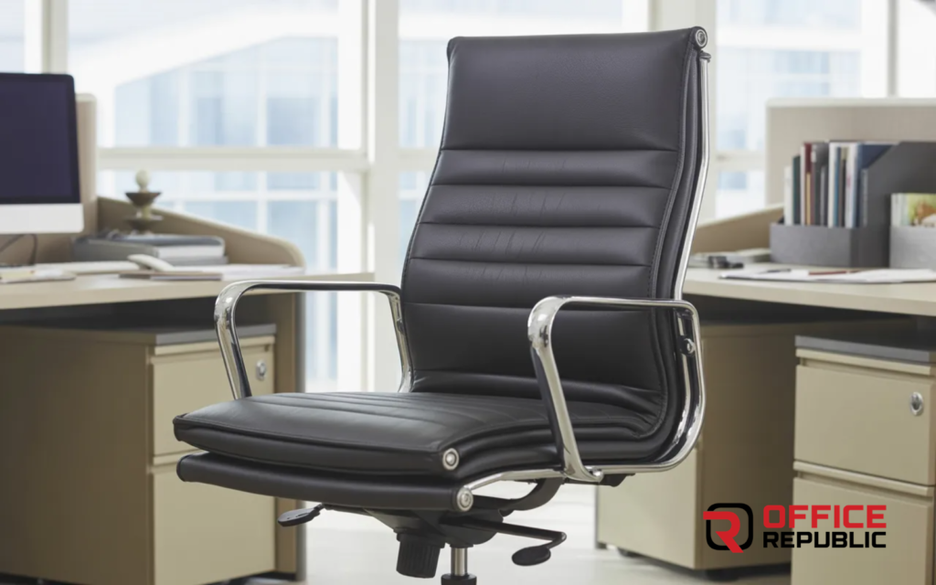 Faux Leather Budget Chair