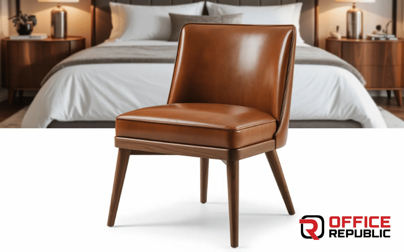 Leather Bedroom Chair
