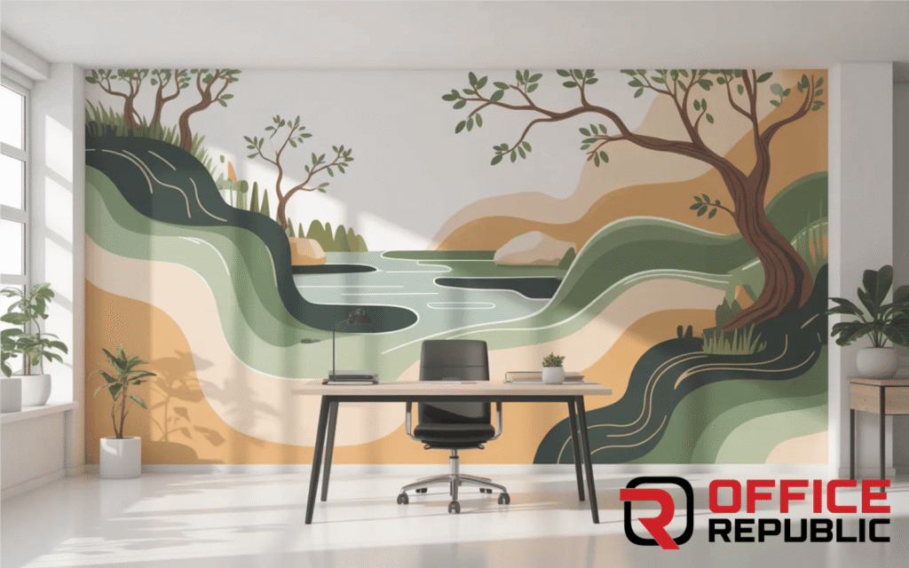 Nature Inspired Biophilic Wall Graphics