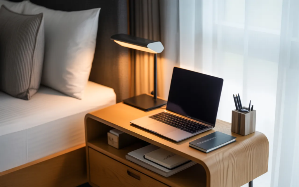 Nightstand Desk Conversion