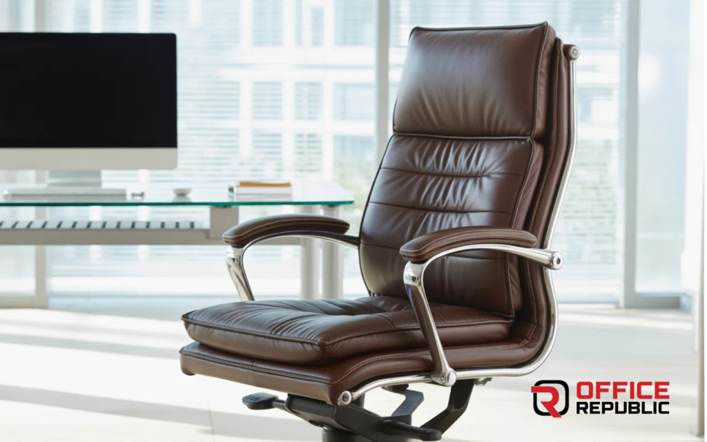 Orthopedic Leather Office Chair