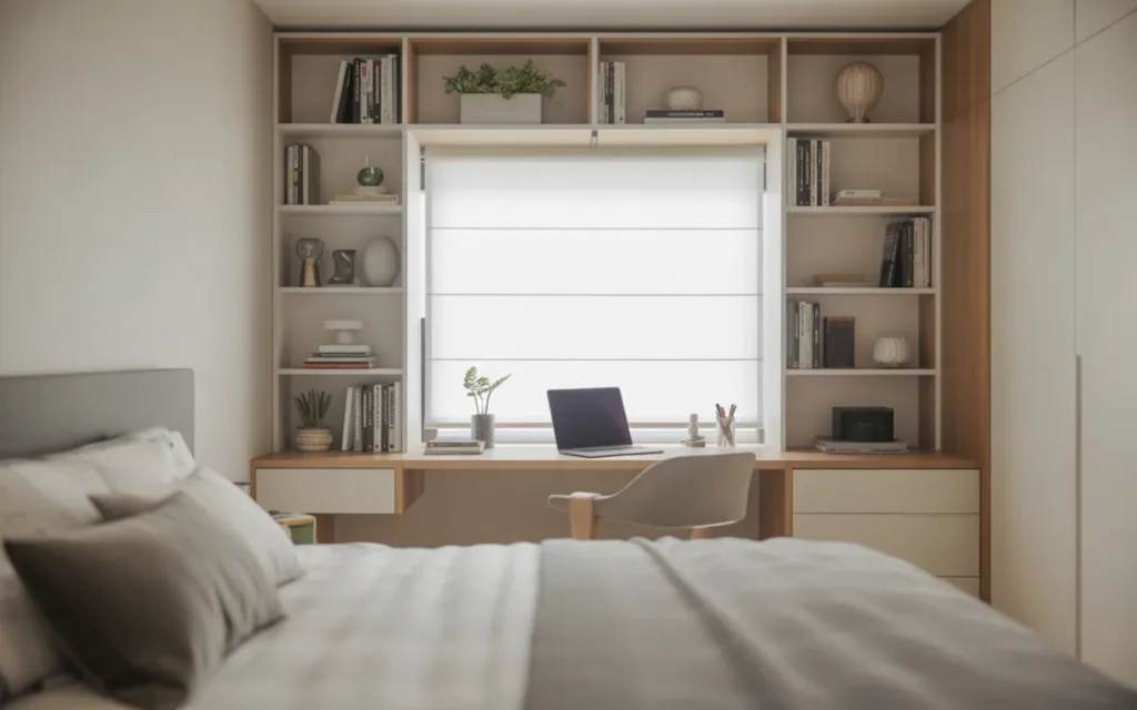 Shelf Integrated Workspace