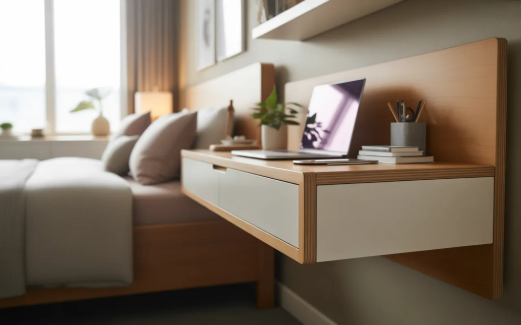 Wall Mounted Floating Desk