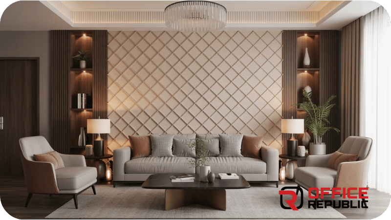 3D Diamond Texture PVC Panels