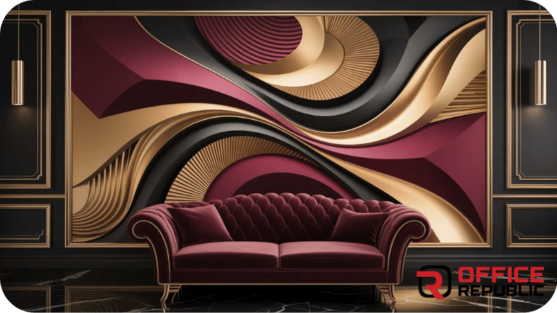 Abstract Artistic PVC Panels