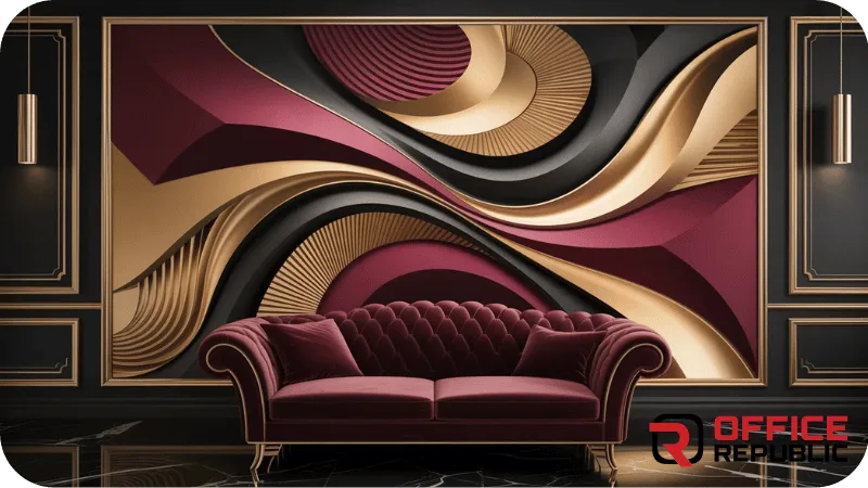 Abstract Artistic PVC Panels