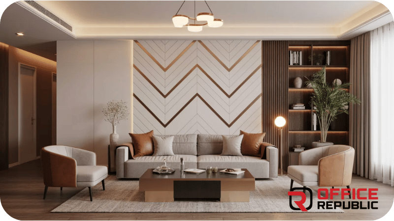 Chevron Pattern PVC Panels