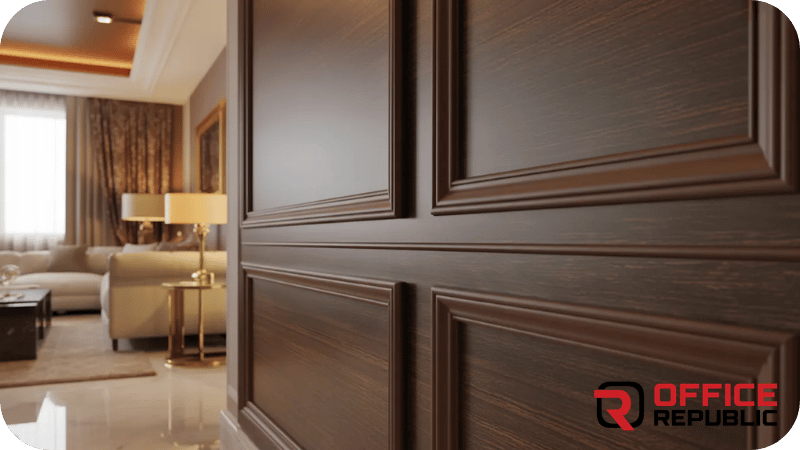 Coffee Brown PVC Wall Sheets