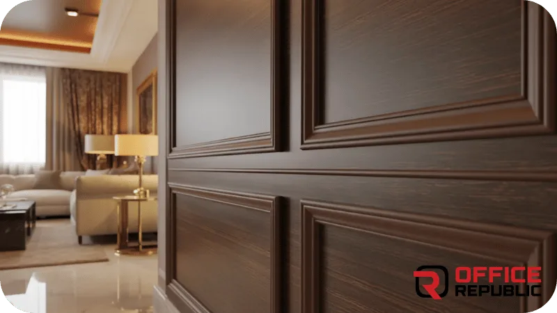 Coffee Brown PVC Wall Sheets