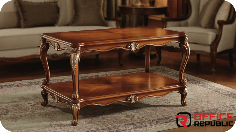 Double Shelf Victoria Style Table