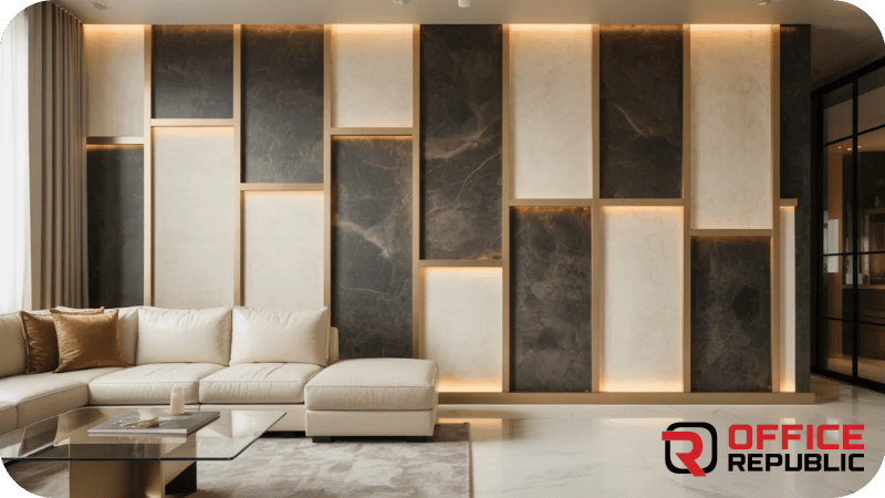 Dual Tone PVC Panel Combination