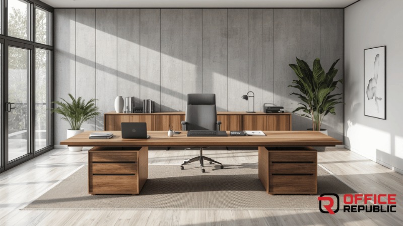 Executive Long Work Desk