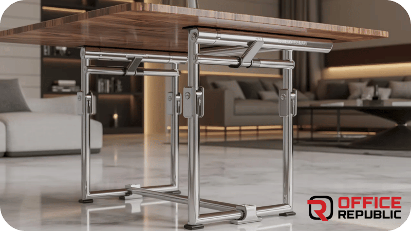 Foldable Metal Table Frame