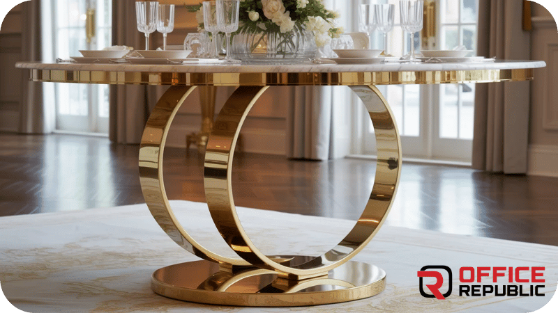 Gold Stainless Steel Ring Base