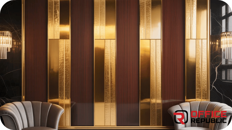 Golden Strip Decorative Panels