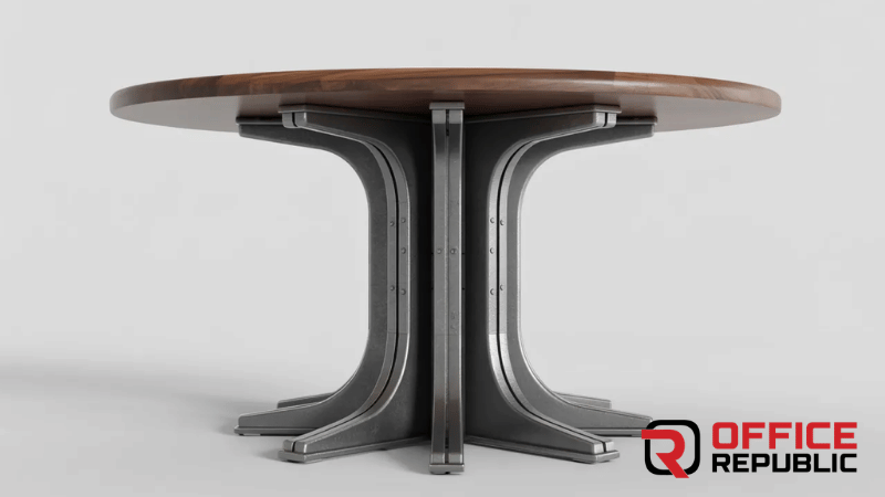 Gravity Hub Dining Base Material_ Industrial steel