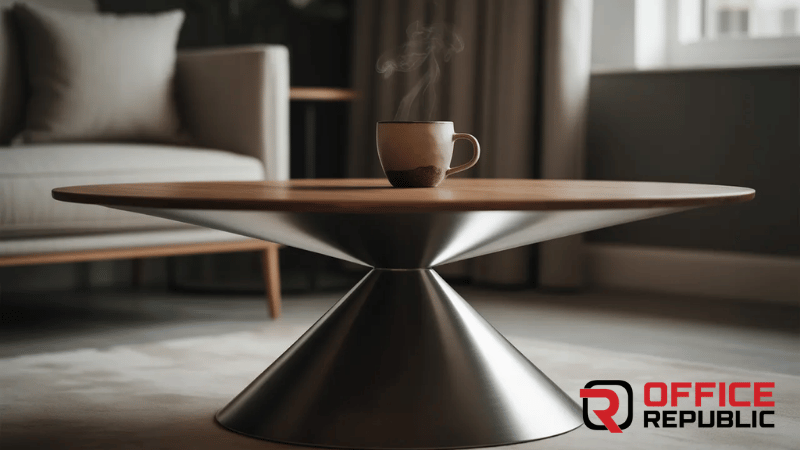 Inverted Cone Coffee Table Base