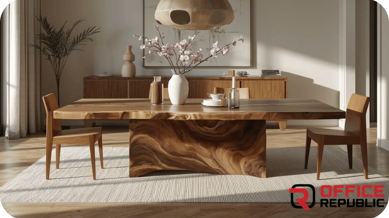 Live Edge Dining Table Base