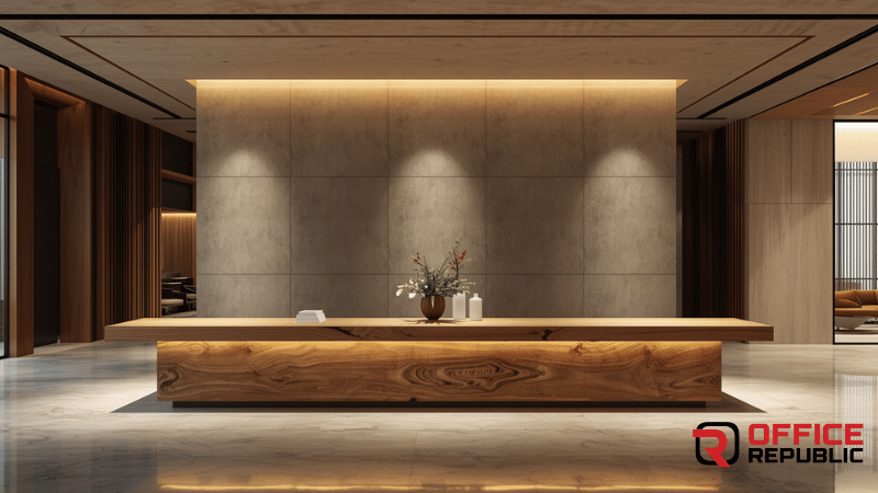 Long Reception Counter Table