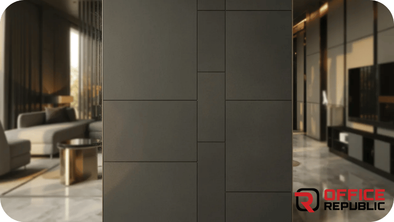 Matte Black PVC Panels