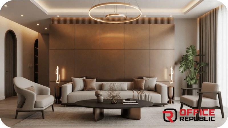 Metallic Bronze PVC Panels