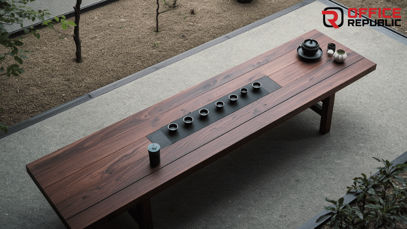 Minimal Japanese Wooden Table