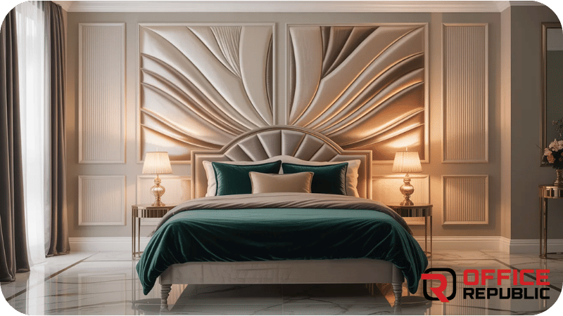 PVC Wall Panel Design for Bedroom