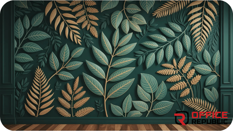 Printed Nature Theme Panels