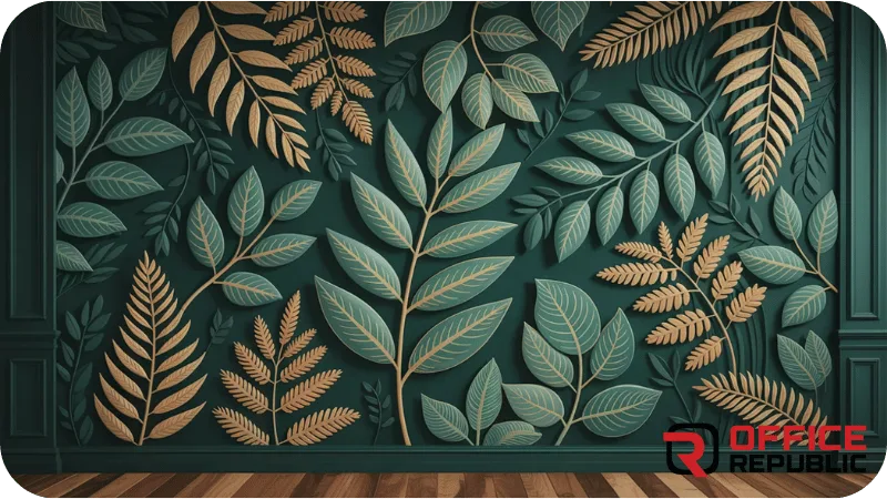 Printed Nature Theme Panels