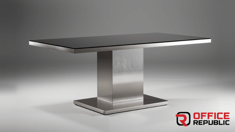 Rectangular Steel Pedestal Base