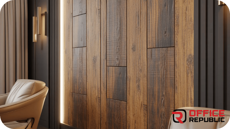 Rustic Wood Finish Panels