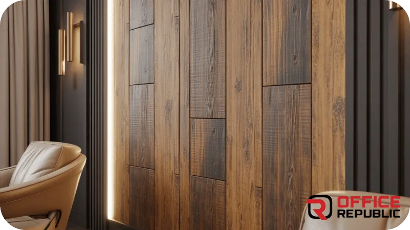 Rustic Wood Finish Panels