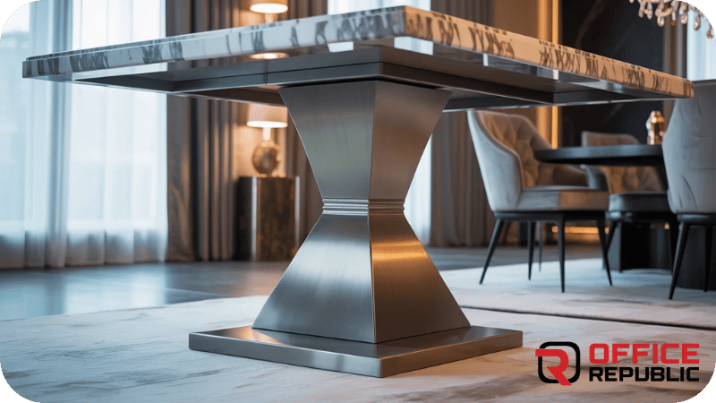 Square Metal Pedestal Base