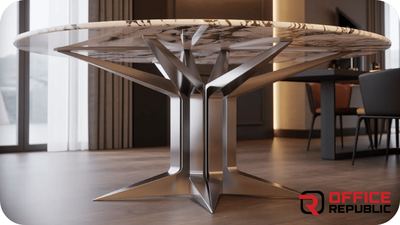 Star Pedestal Metal Base