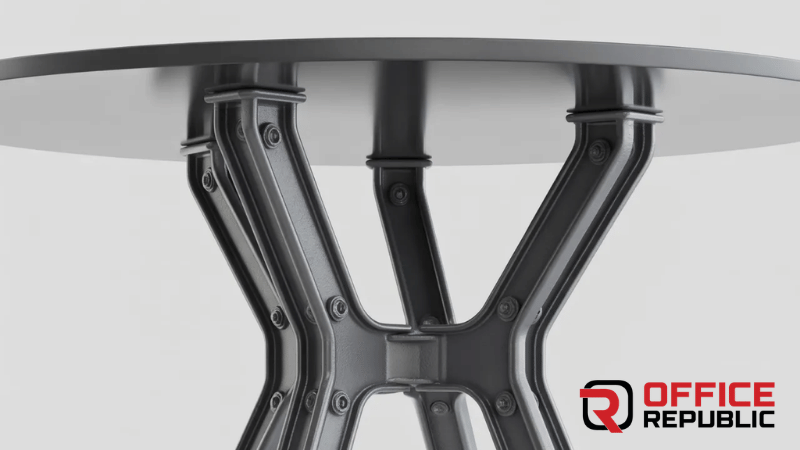 TitanCore Round Dining Base Material_ Reinforced steel