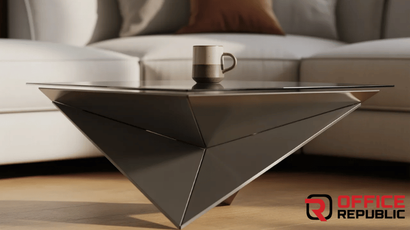 Triangle Prism Coffee Table Base
